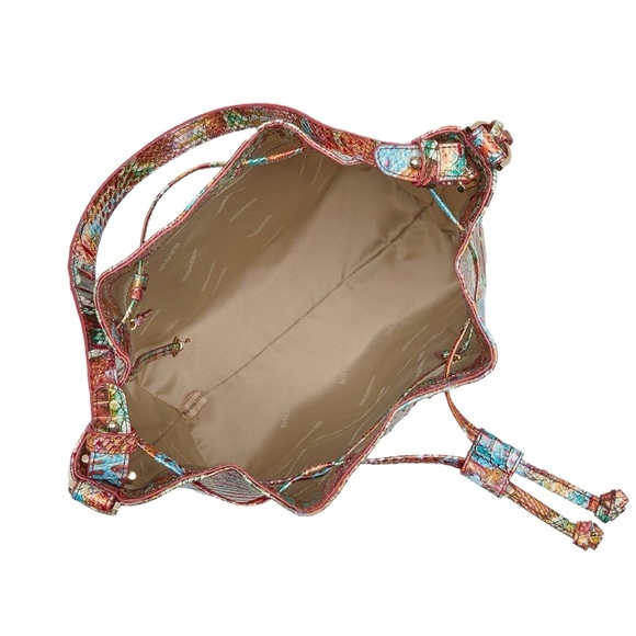 NWT Brahmin Marlowe Reservoir Melbourne Bucket Shoulder Bag - Picture 4 of 16